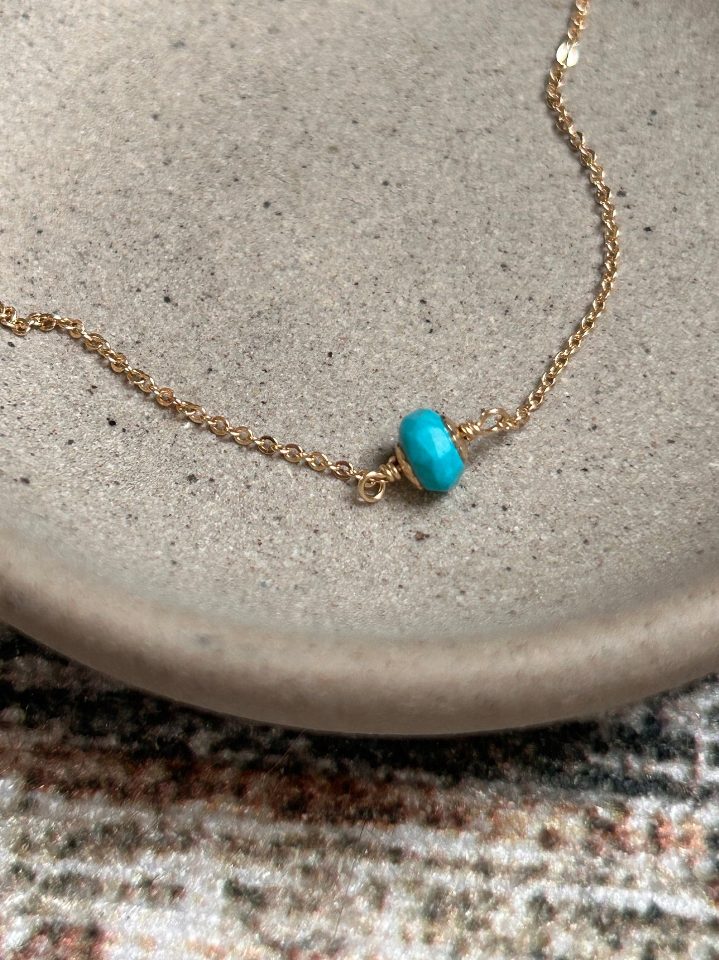 Turquoise Gemstone Choker