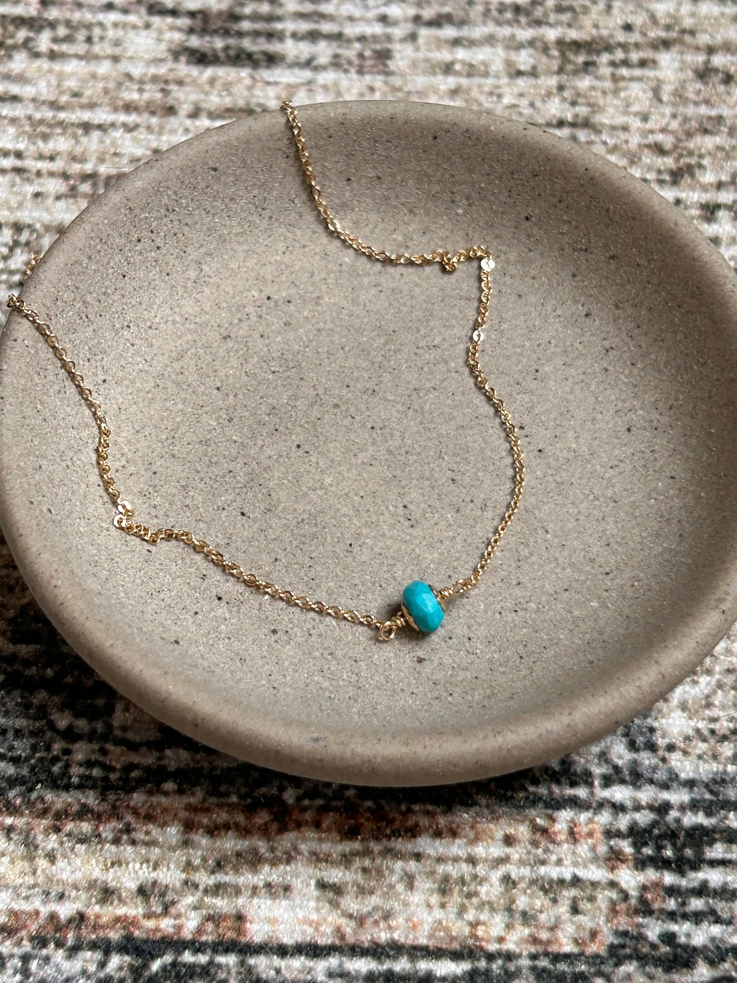 Turquoise Gemstone Choker