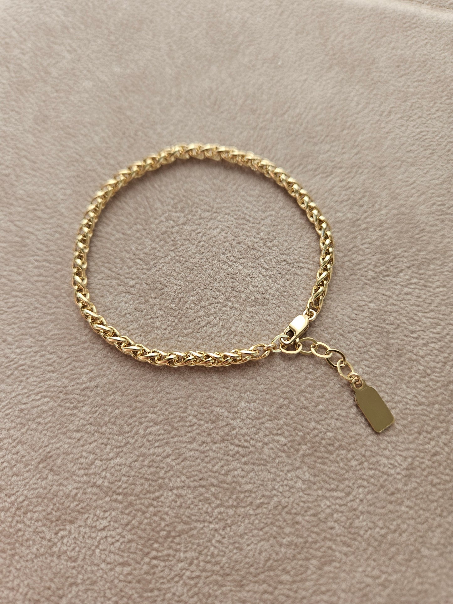 Chunky Woven Bracelet | Textured Thick Chain Bracelet
