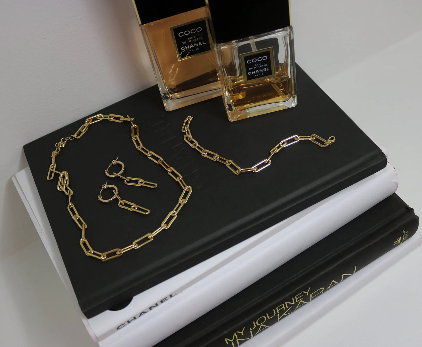 Chunky Paperclip Chain Necklace | Statement Necklace Gold Filled