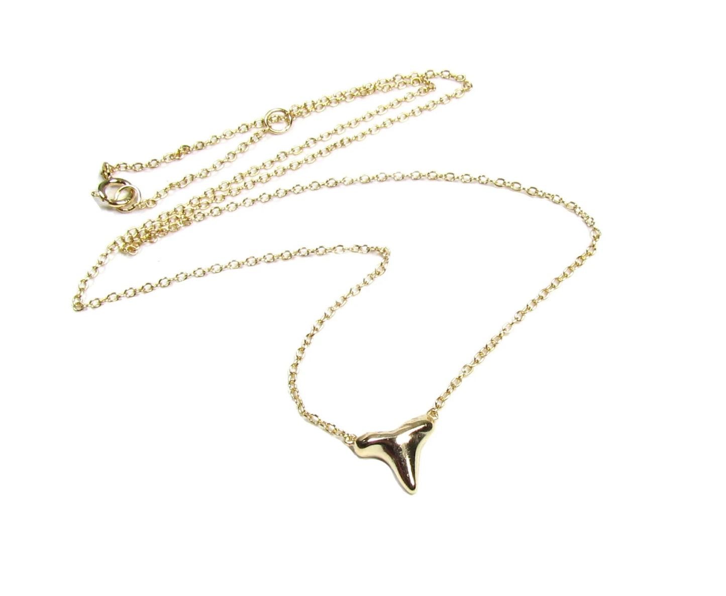 Gold Vermeil Shark Tooth Necklace | Ocean Inspired Pendant