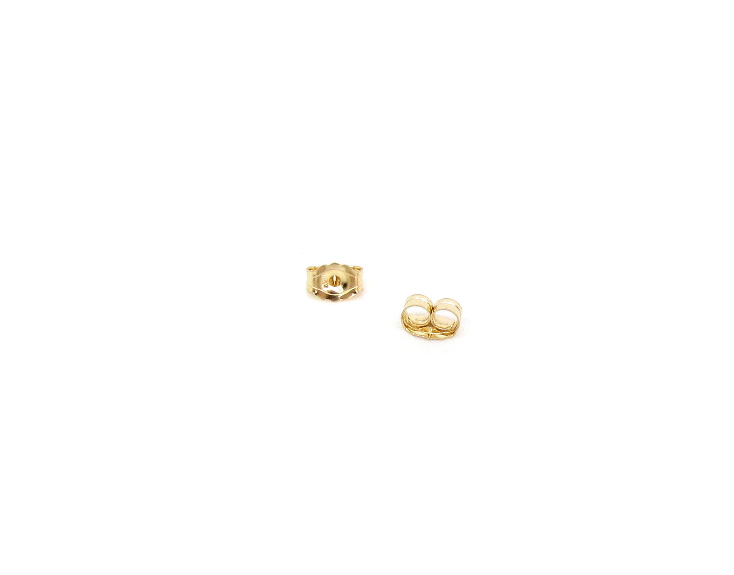 14K Gold Tiny Bar Stud Earrings | Polished & Matte Minimalist Studs