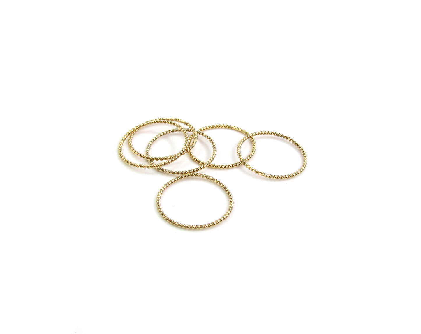 Twisted Rope Stack Ring