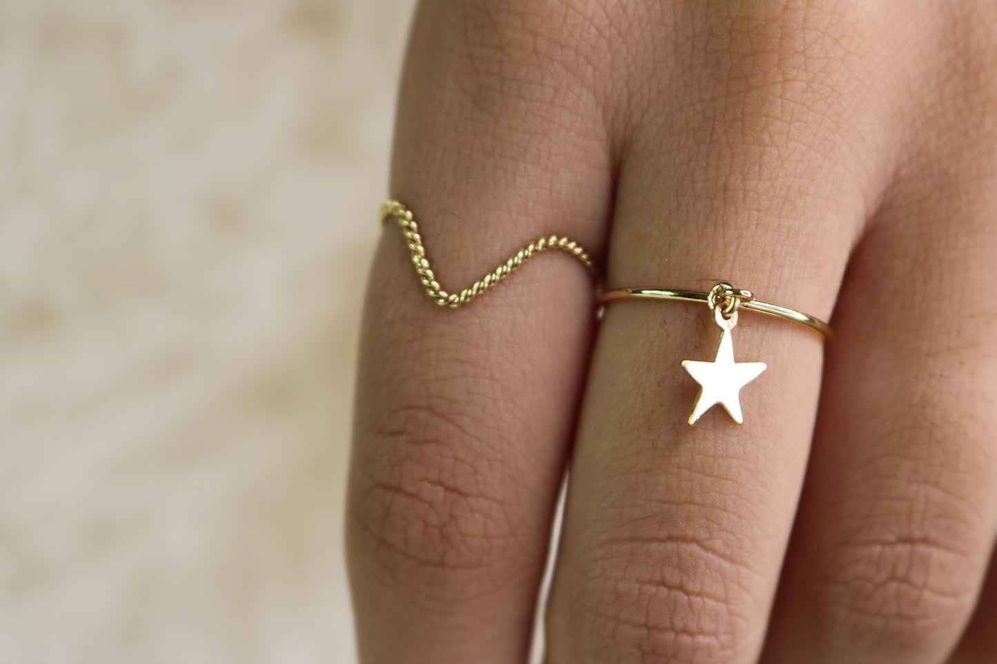 Twisted Chevron Stack Ring