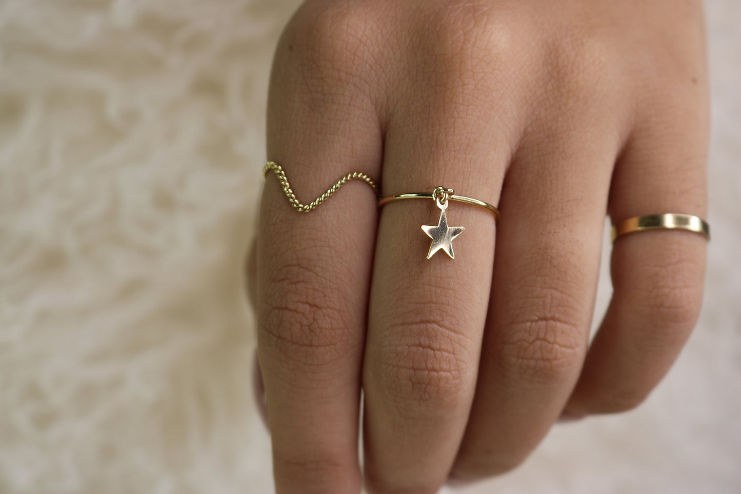 Star Charm Ring