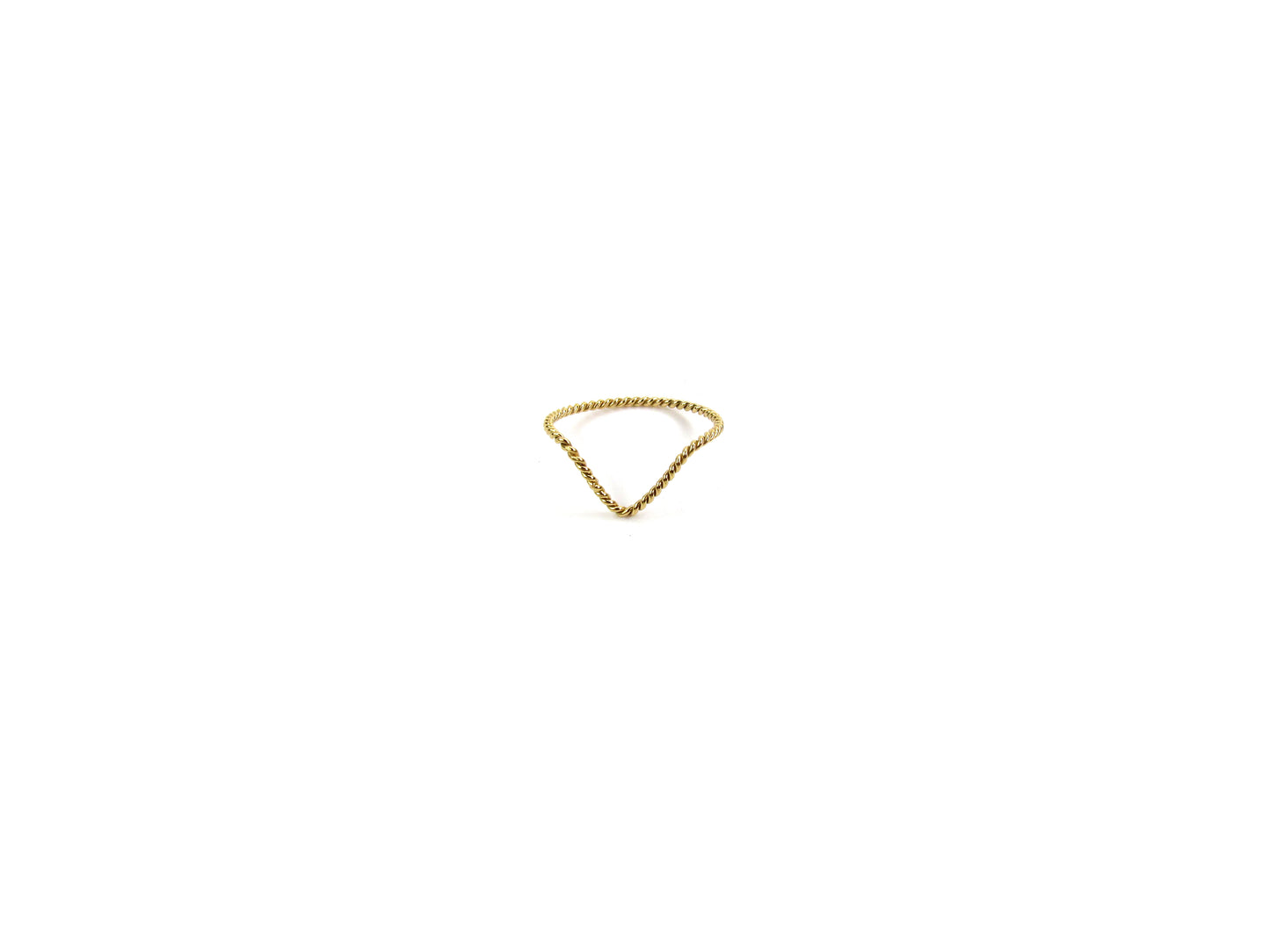 Twisted Chevron Stack Ring