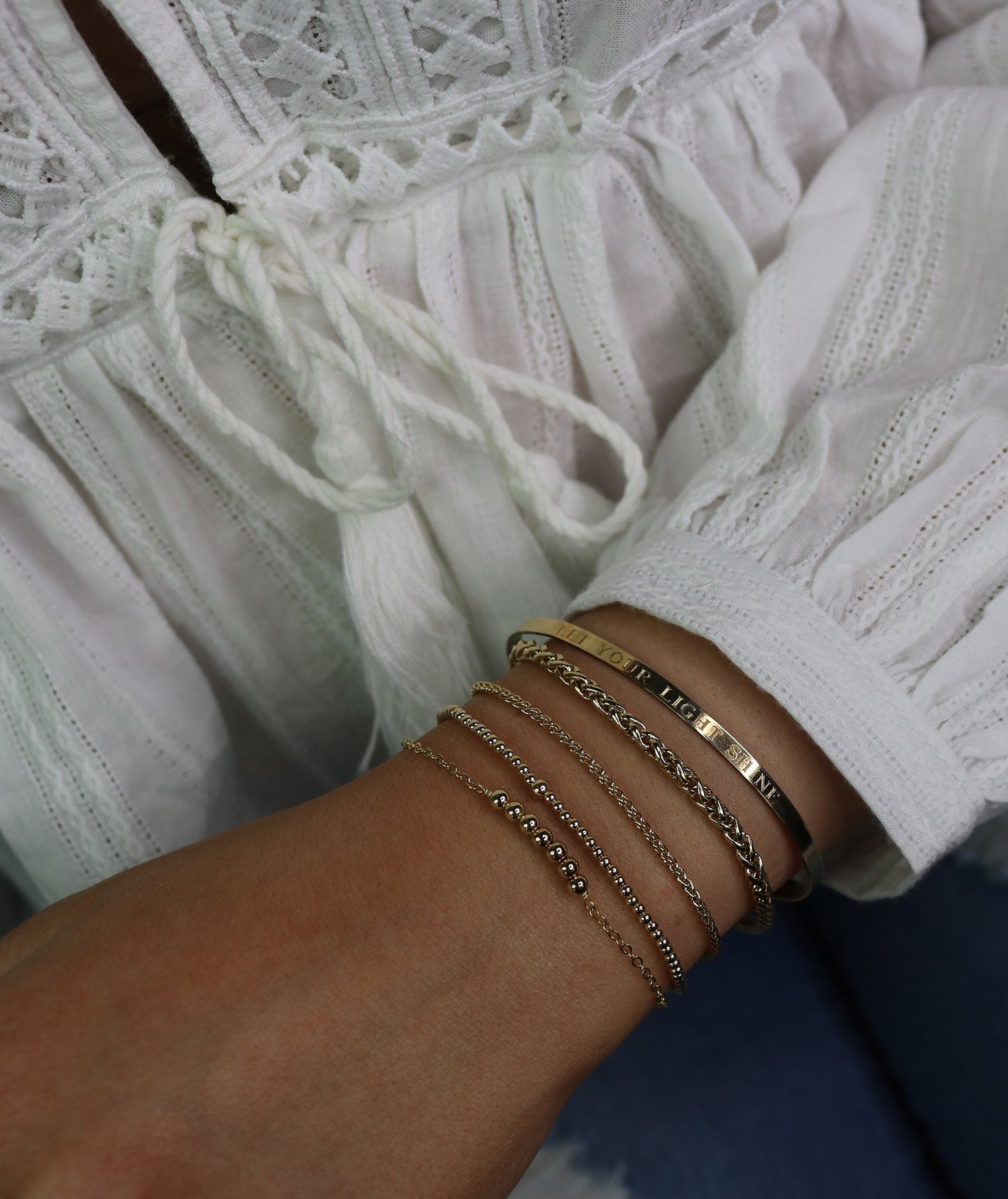 Speak Your Mind- Mantra Cuff Bracelet