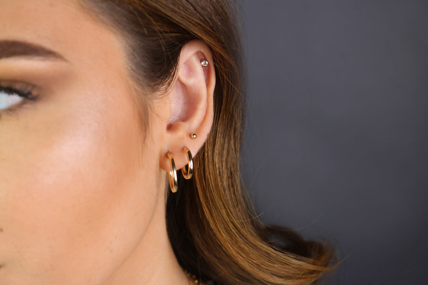 Polished Essential Hoop Earrings