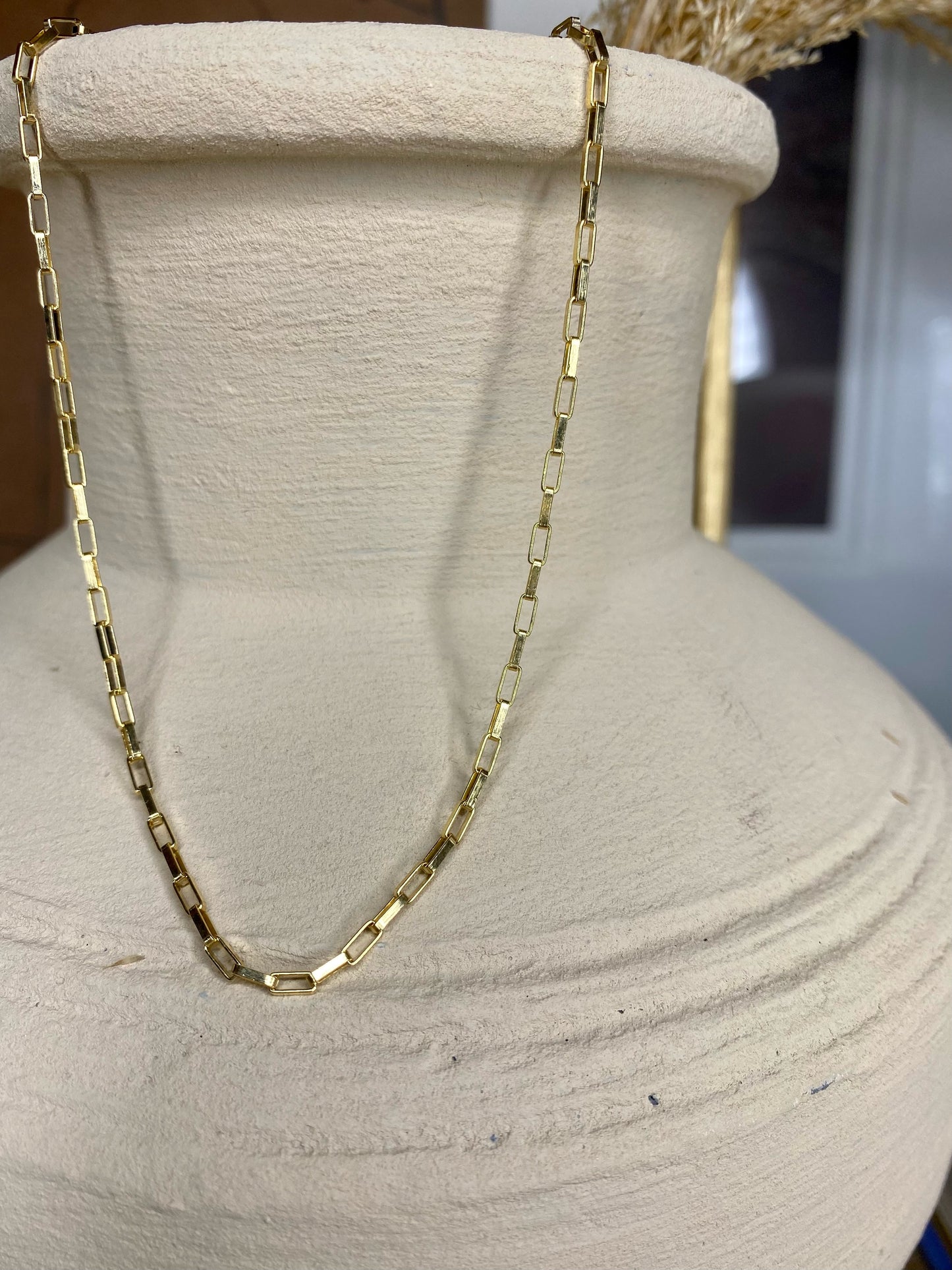 Elongated Box Chain Necklace | Gold-Filled Everyday Layering