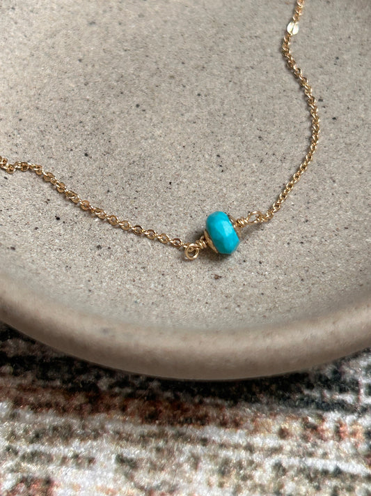 Turquoise Gemstone Choker