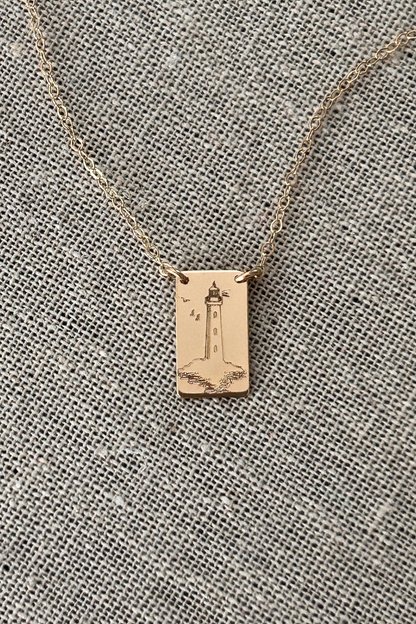 14K Vertical Engraved Bar Necklace | Solid Yellow Gold | Initials with Heart | Custom Personalized Jewelry