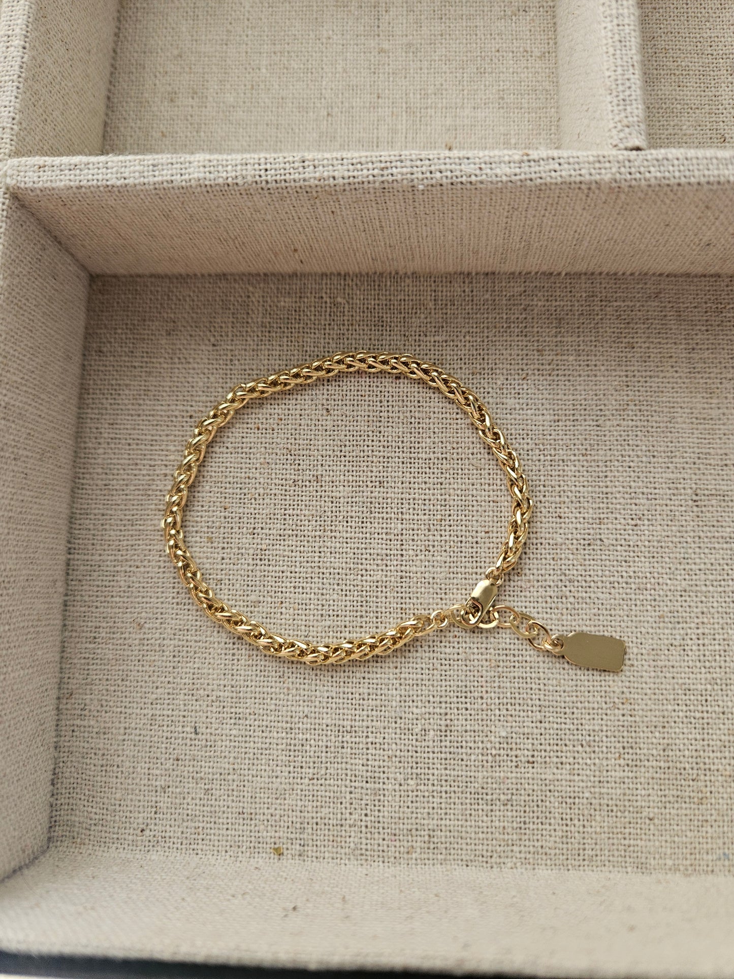 Chunky Woven Bracelet | Textured Thick Chain Bracelet