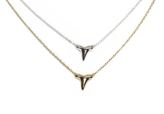 Gold Vermeil Shark Tooth Necklace | Ocean Inspired Pendant
