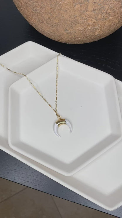 By The Horns • Double Horn Necklace