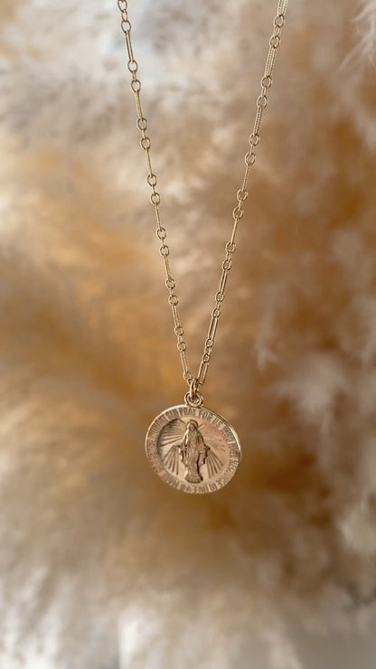 Miraculous Coin Necklace | Gold Filled Pendant