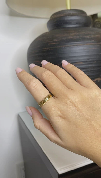 Twisted Rope Stack Ring | Classic Textured Band