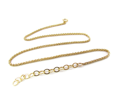 Woven Choker Necklace | Dainty Textured Chain