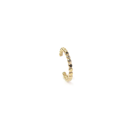 Flattened Beaded Ear Cuff | Non-Pierced Earring