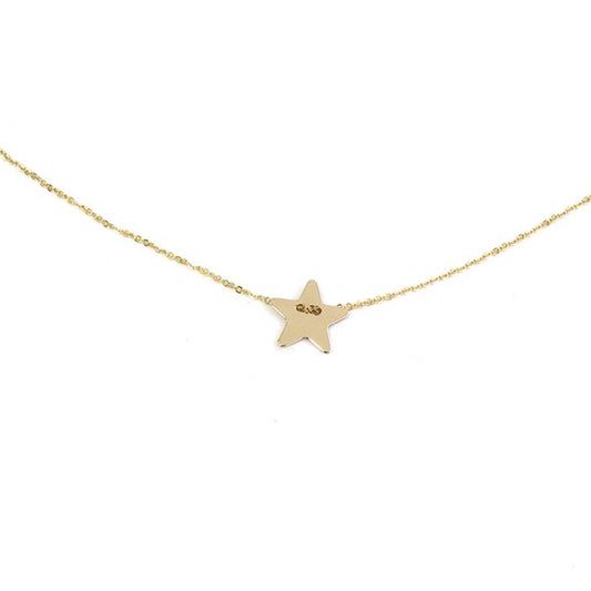 Threaded Star Necklace | Modern Sliding Star Pendant