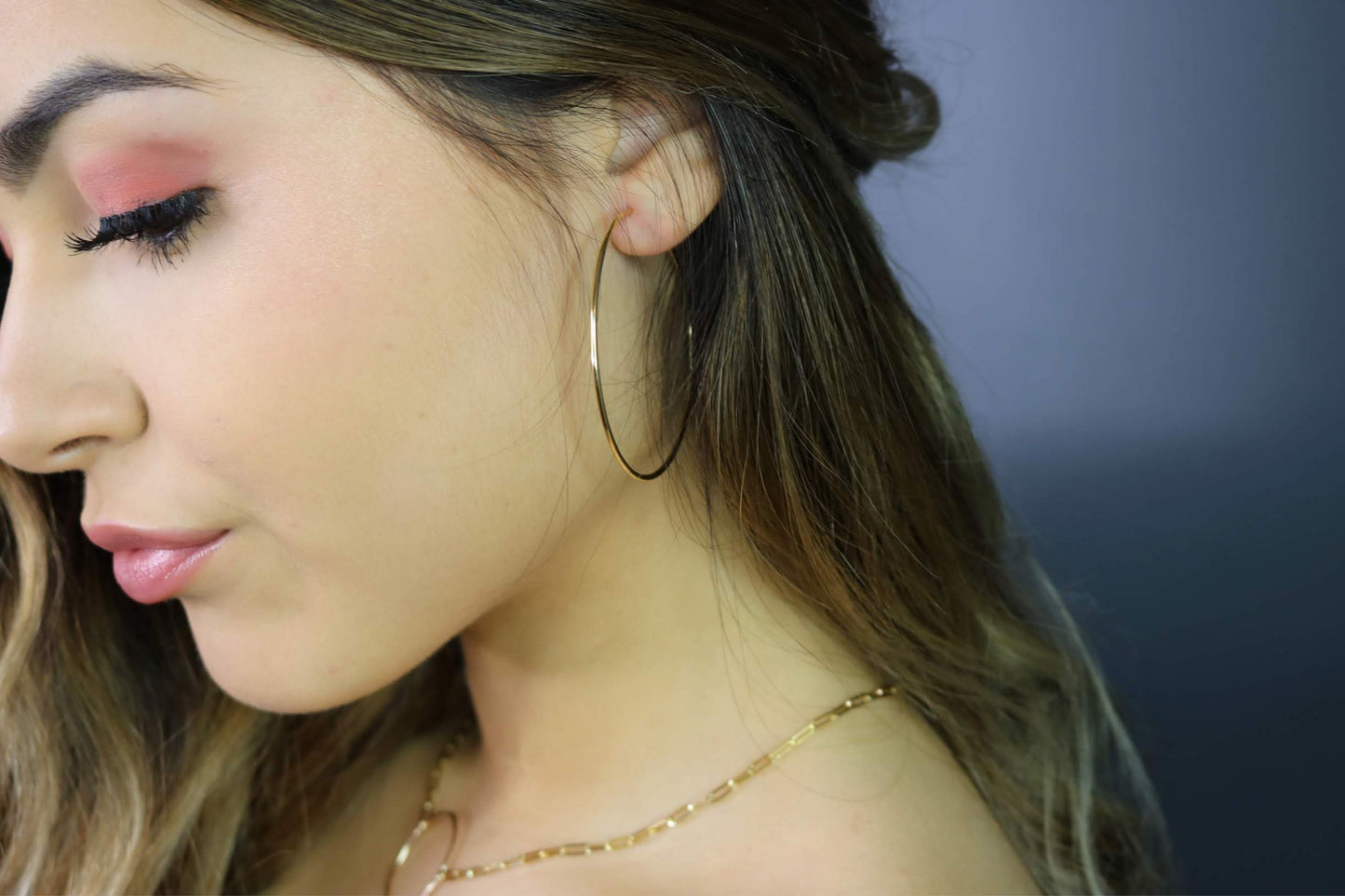 Endless Skinny Hoop Earrings | Minimalist Earrings