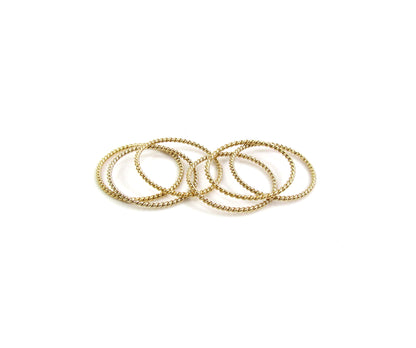 Twisted Rope Stack Ring | Classic Textured Band