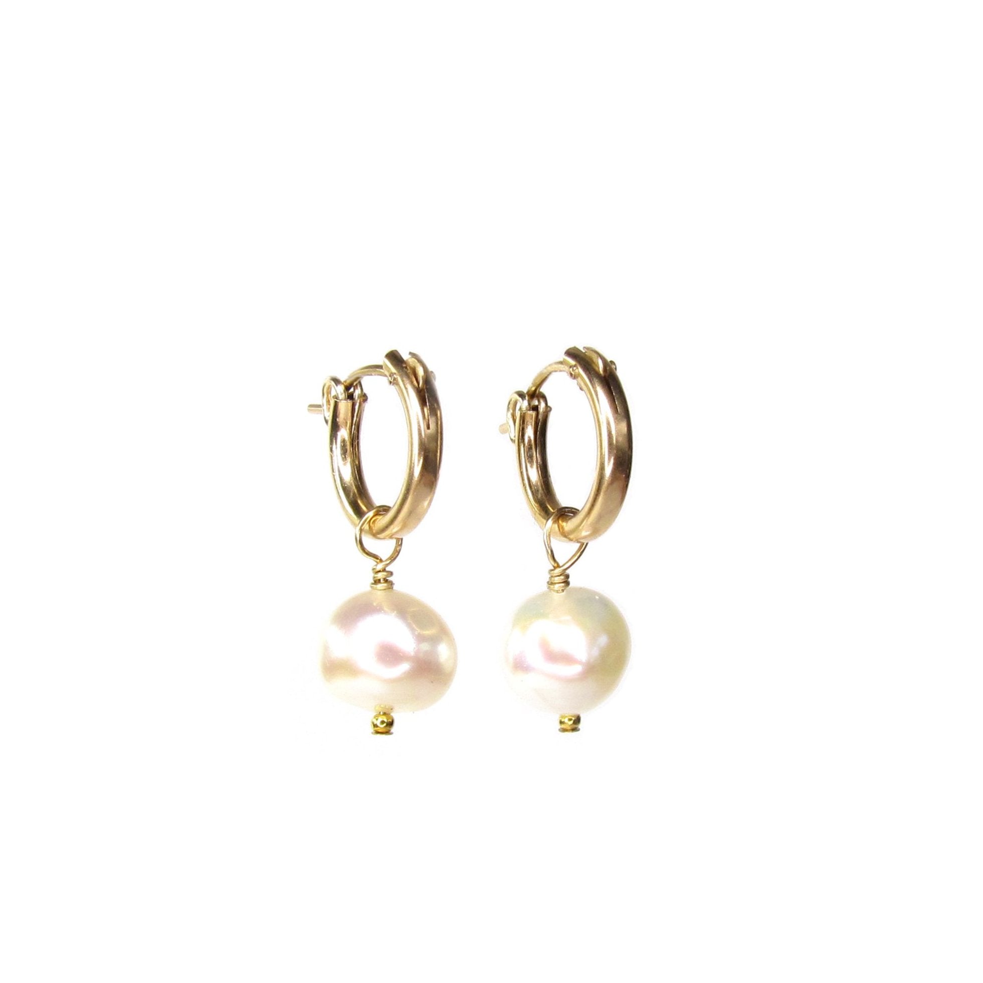 Freshwater Baroque Pearl Hoops