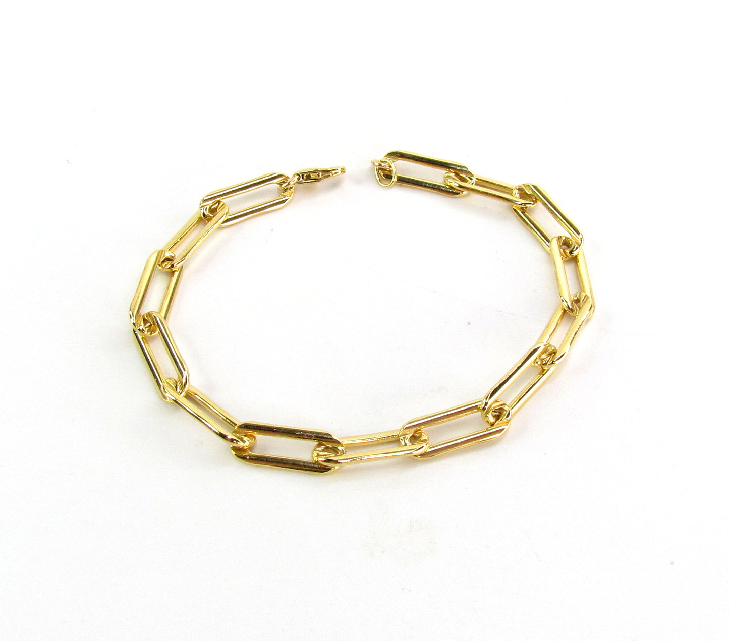 Chunky Paperclip Chain Bracelet | Gold Filled Bold Statement Jewelry