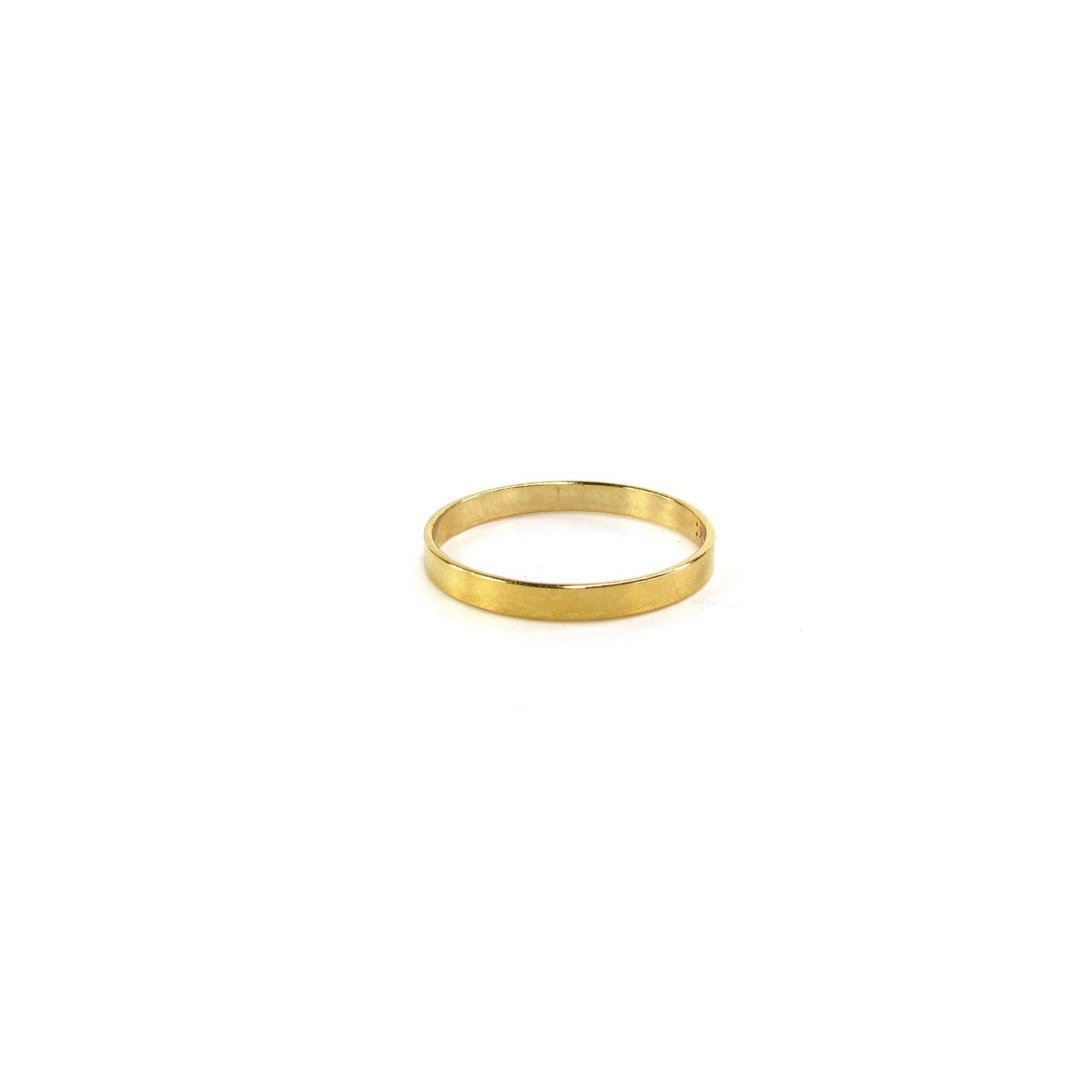 Polished Flat Band Ring | Classic Stack Ring