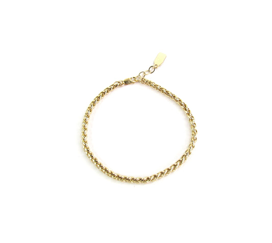 Chunky Woven Bracelet | Textured Thick Chain Bracelet