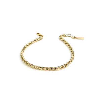 Chunky Woven Bracelet | Textured Thick Chain Bracelet