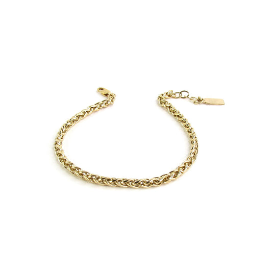 Chunky Woven Bracelet | Textured Thick Chain Bracelet