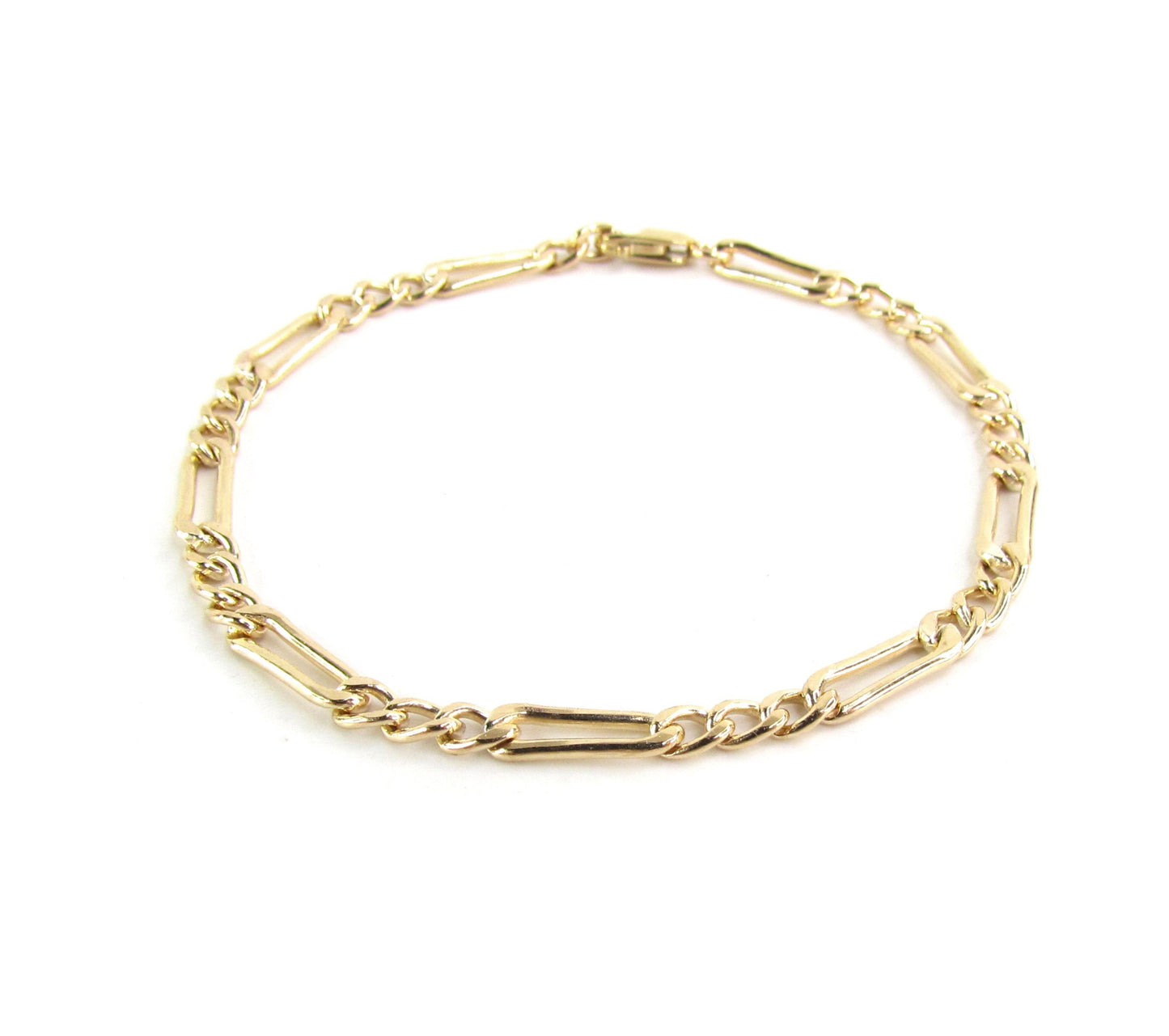 14K Gold Filled Figaro Bracelet | Classic Chain Bracelet