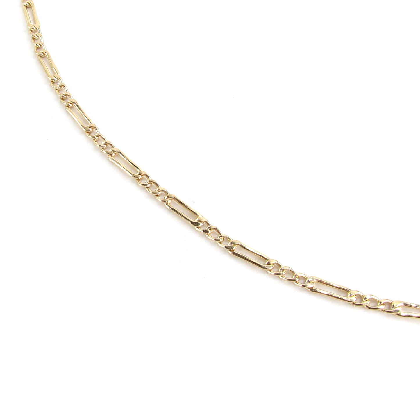 14K Gold Filled Figaro Bracelet | Classic Chain Bracelet