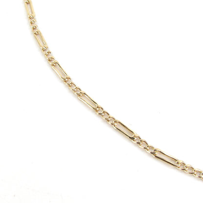 Classic Figaro Chain Necklace | Timeless 14K Gold-Filled Chain