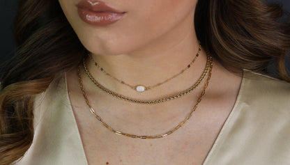 Unisex Wheat Chain Necklace | Chunky Woven Chain