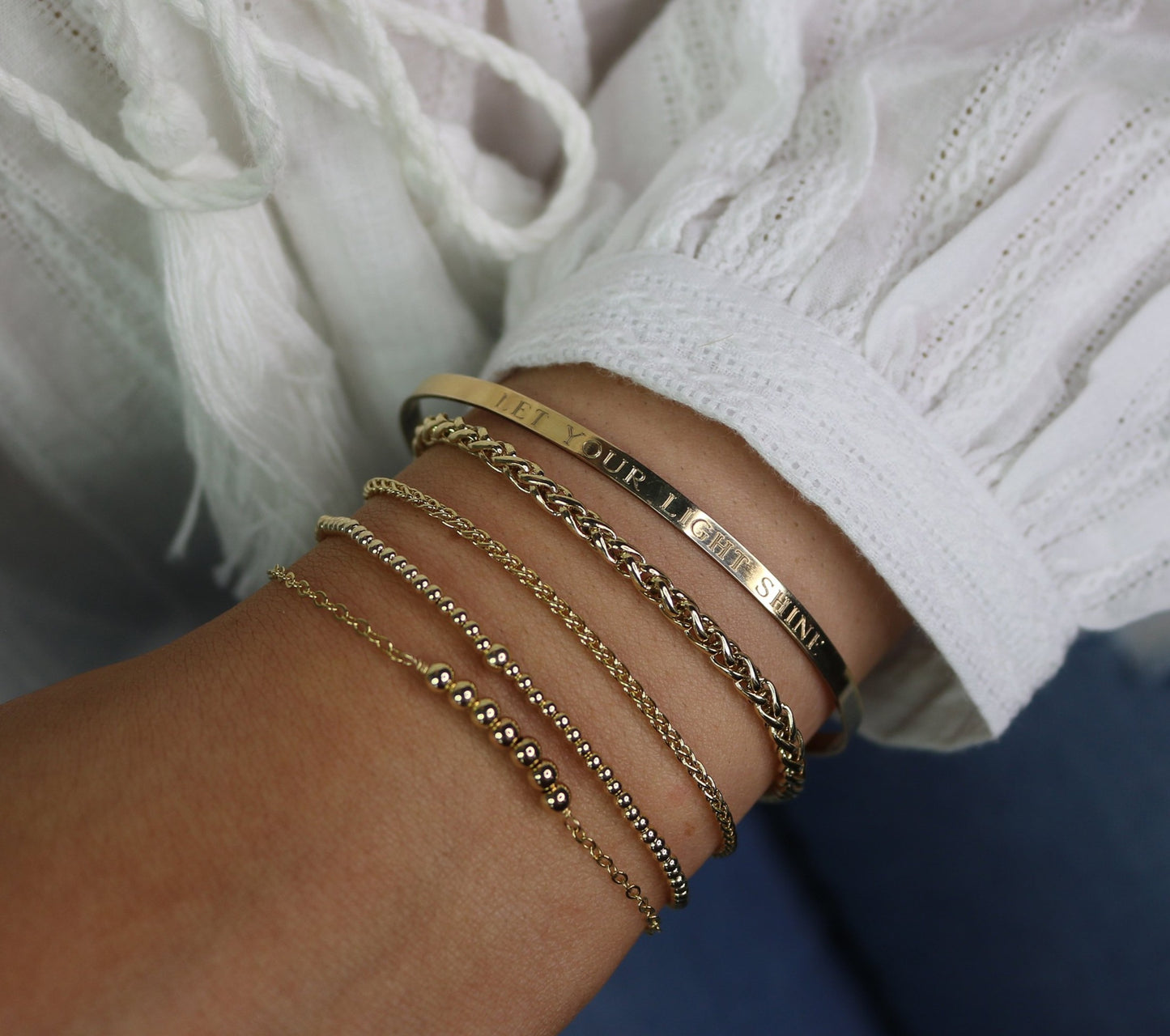 Engraved Cuff Bracelet | Custom Mantra + Inspirational Quote | Rose, Gold Filled or Sterling Silver