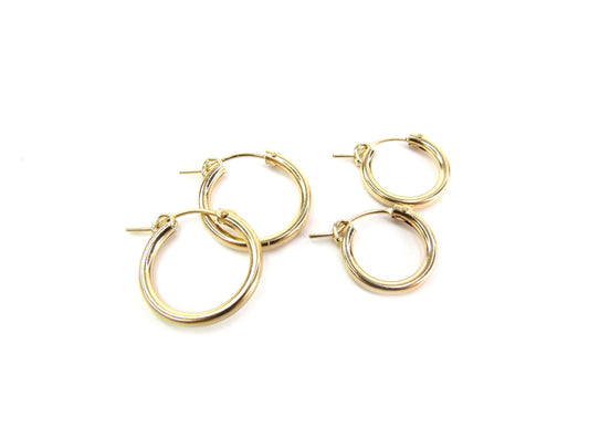 Polished Essential Hoop Earrings