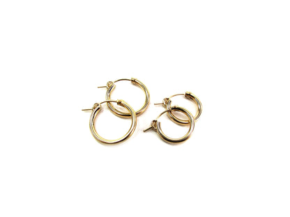 Polished Essential Hoop Earrings | 3 Sizes