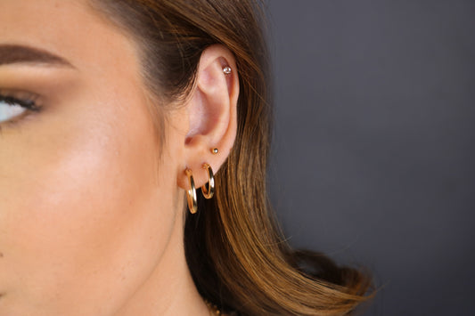 Polished Essential Hoop Earrings