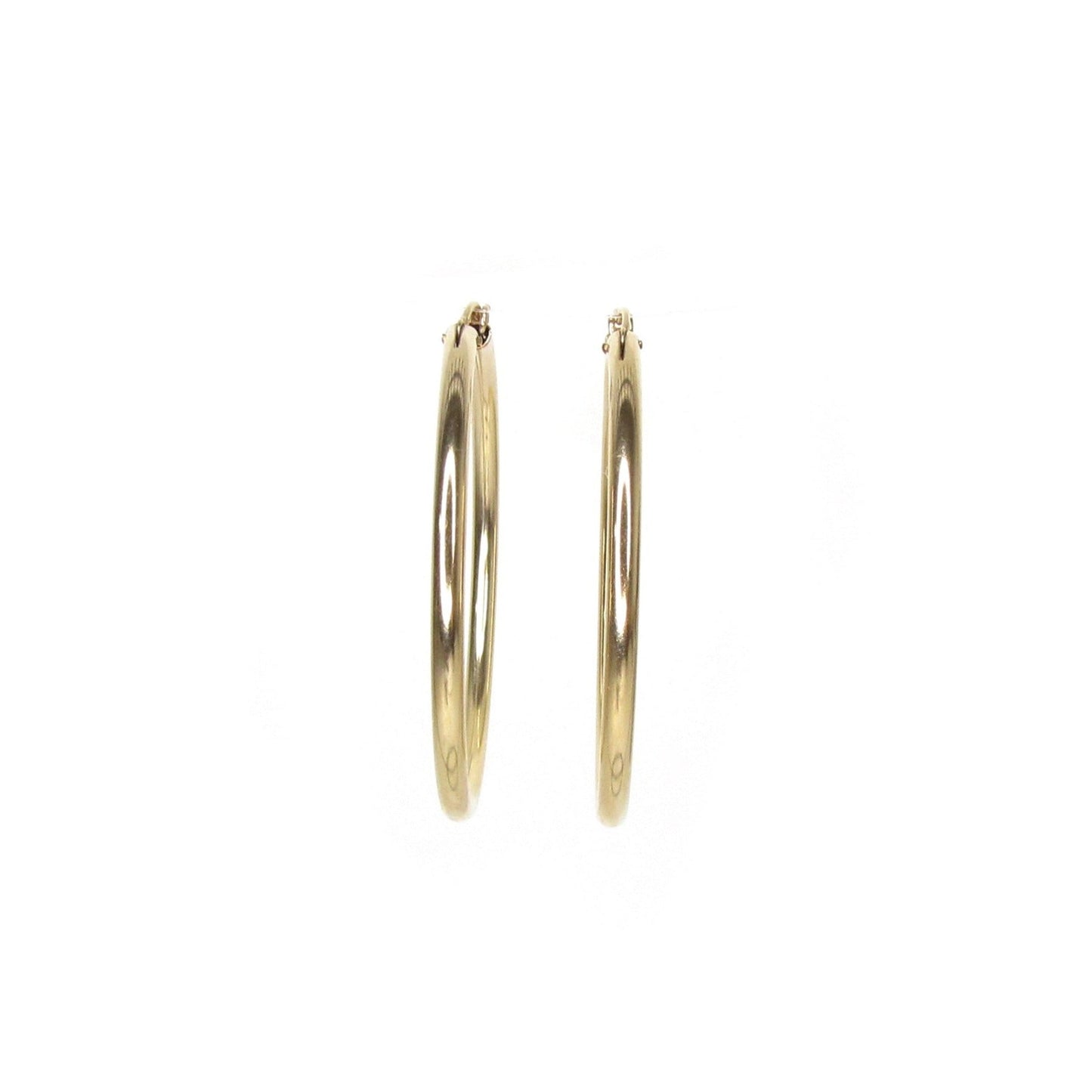 Mega Hoop Earrings | 50mm x 3mm | Bold Hoops