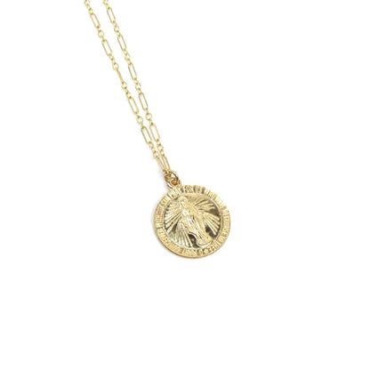 Miraculous Coin Necklace | Gold Filled Pendant
