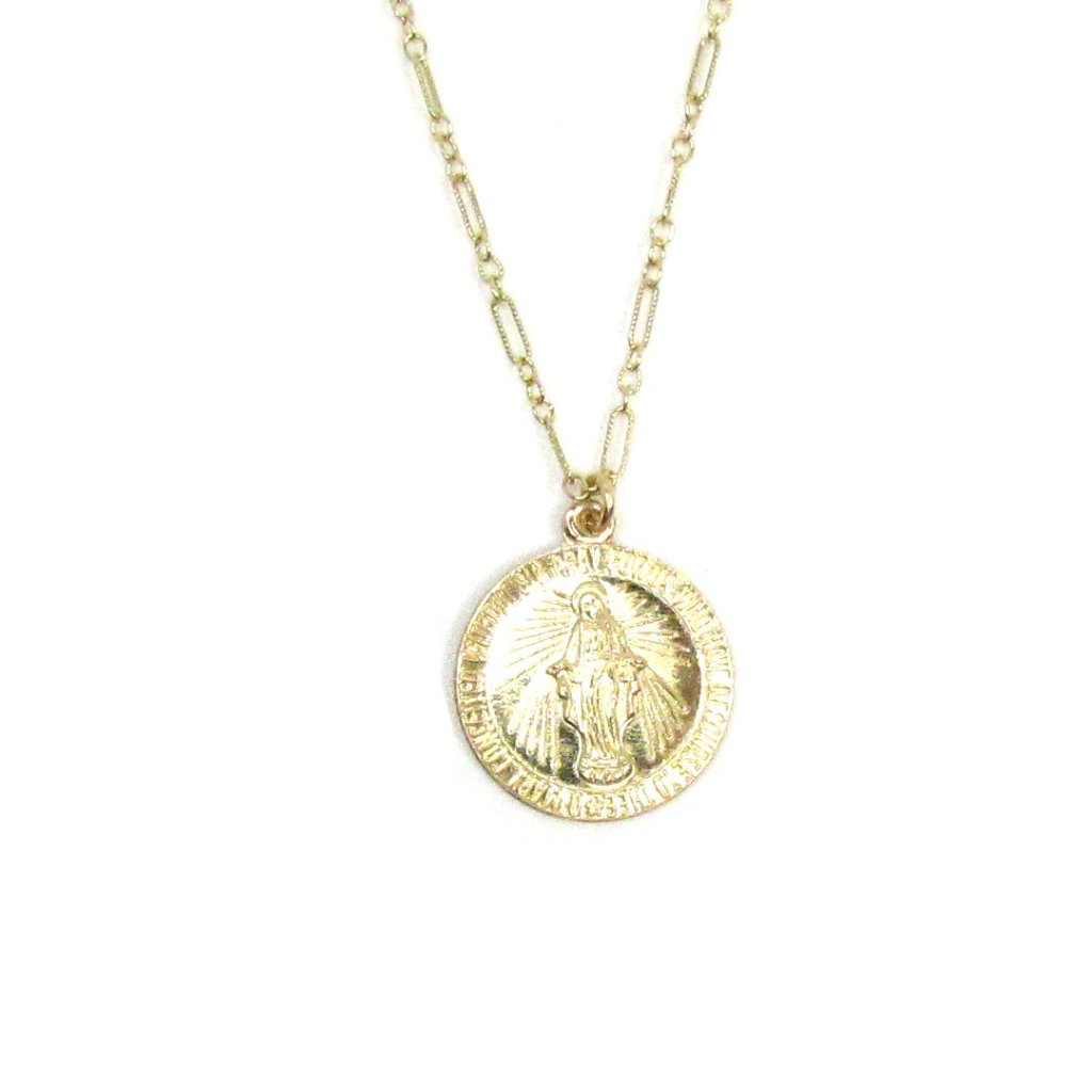 Miraculous Coin Necklace | Gold Filled Pendant