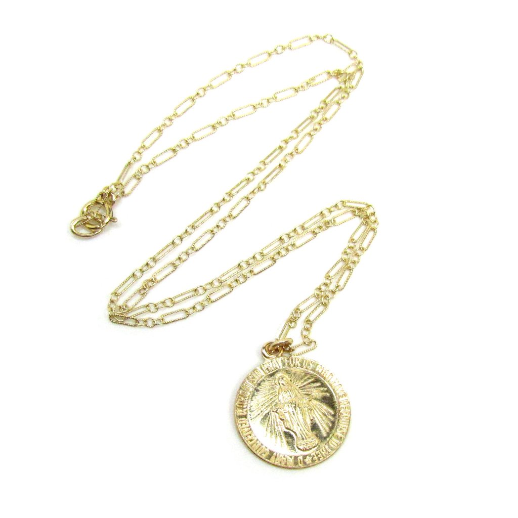 Miraculous Mary Coin Necklace