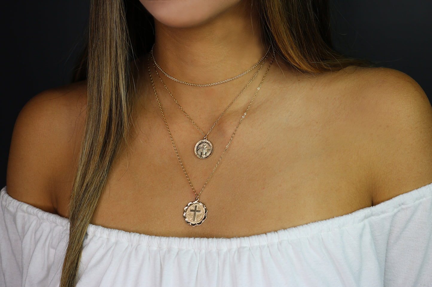 Miraculous Coin Necklace | Gold Filled Pendant