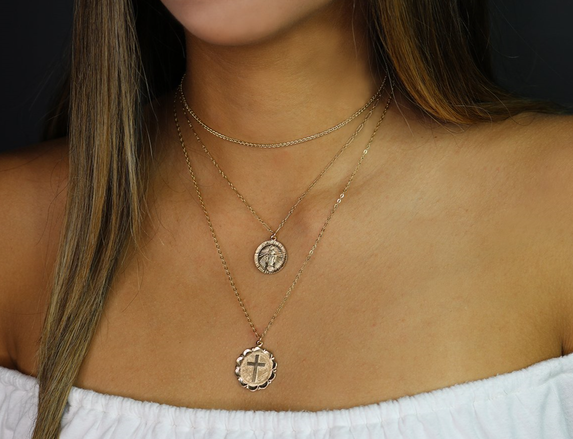 Woven Choker Necklace | Dainty Textured Chain