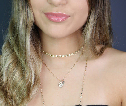 St Christopher Charm Necklace