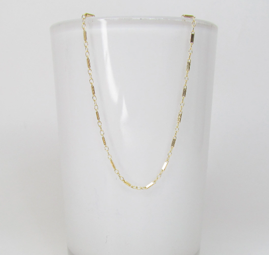 Tiny Bar Anklet | Dainty Gold Filled or Sterling Silver Ankle Bracelet