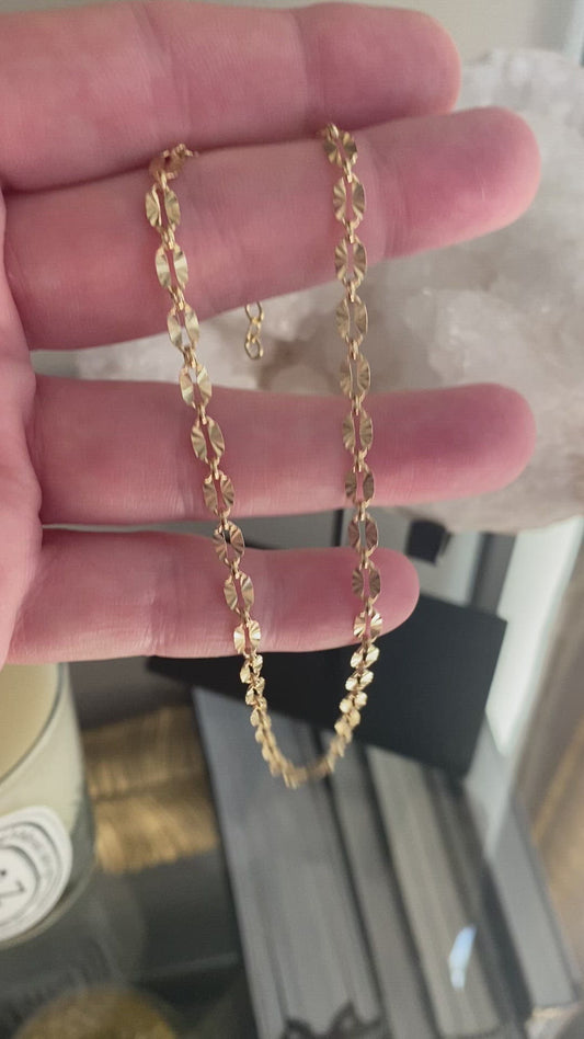 Sunburst Choker Necklace | Gold Chain Choker