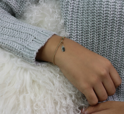 Woven Textured Chain Bracelet | Dainty Gold & Silver Bracelet