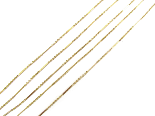 Pearl Bar Necklace | 5 Freshwater Pearls | Fancy Bar Chain